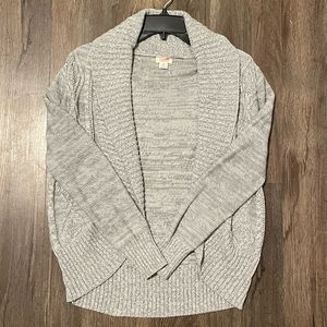 Grey Knit Cardigan